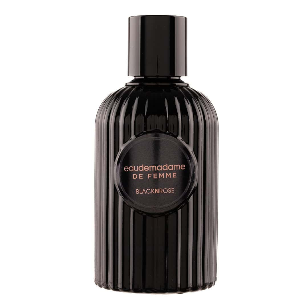 Fragrance World Eaudemadame De Femme Blacknrose, Apă de parfum, Femei, 90ml