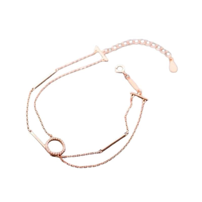 Brățară Ritm Delicat, Argint 925, Femei, Rose